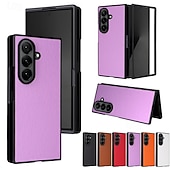 economico Cover Samsung-telefono Custodia Per Samsung Galaxy Piegatura a Z 7 Z Fold 6 Z Fold 5 Z Fold 4 Copertura Posteriore Resistente agli urti Retrò TPU Pelle PU