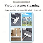 economico Prodotti per la pulizia-spazzola magica per la pulizia dei vetri con manico estensibile – rimuovi peli di animali riutilizzabile &amp;detergente per schermi per la casa, porte &amp;finestre – strumento di pulizia, Halloween &amp;regalo