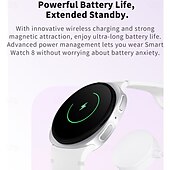 Недорогие Смарт-часы-HD8MINI Умные часы 1.29 дюймовый Смарт Часы Bluetooth Педометр Напоминание о звонке Датчик для отслеживания сна Совместим с Android iOS Женский Мужчины