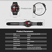 Недорогие Смарт-часы-AK17G Умные часы 1.43 дюймовый Смарт Часы Bluetooth Контроль температуры Педометр Датчик для отслеживания активности Совместим с Android iOS Женский Мужчины GPS