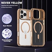 halpa iPhone-kotelot-puhelin Etui Käyttötarkoitus Samsung Galaxy 17 Air 16 15 14 Pro Max Plus 16e 13 Pro Max Takakuori Tukee langatonta latausta Iskunkestävä Väri kaltevuus TPU PC