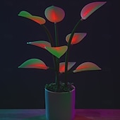 Недорогие Декоративные огни-Волшебное светодиодное комнатное растение - светящиеся искусственные растения, комнатные растения бонсай, светящиеся искусственные растения, декоративные феи, бонсай, световое украшение