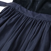 abordables Dirndl-Oktoberfest Dress Dirndl Trachtenkleider Maid Bavarian German Wiesn Women's Traditional Style Cloth Without Blouse