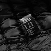 levne Pánské kabáty a parky-Pánské Zimní kabát Puffer bunda Polstrovaná bunda Kapsy Polyester Dovolená Denní nošení Rande Standardní Módní Na běžné nošení Pohodlné Zahřívací Zima Plná / Jednobarevná Tmavě šedá Černá Bílá Žlutá