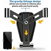 cheap Car Holder-Car Phone Holder Anti-shake Gravity Car Holder For Car Air Vents