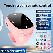 abordables Accessoires pour caméra de téléphone portable-télécommande Bluetooth du bout des doigts, anneau de défilement vidéo et télécommande d&#039;obturateur d&#039;appareil photo