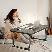 billige Svømmebasseng for barn-ett sammenleggbart bord/sammenleggbart studiebord/studentstudiebord/laptop-skrivebord/sofabord/nattbord - størrelse 60 cm/23,62 tommer * 40 cm/15,75 tommer * 28 cm/11,02 tommer - egnet for soverom,