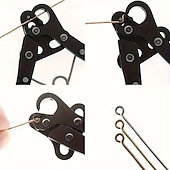 halpa pihdit ja pihdit-1,5/2,25/3 mm:n yhden askeleen siepparipihdit, langanrullauspihdit, pyöreäkärkiset C-rengaspihdit korujen korjaukseen, tee-se-itse-korvakorujen, rannekorujen ja kaulakorujen valmistukseen