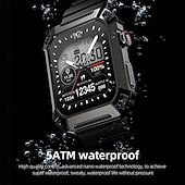 お買い得  スマートウォッチ-LOKMAT OCEAN 2 PRO スマートウォッチ 1.85 インチ スマート·ウォッチ ブルートゥース 歩数計 着信通知 アクティビティトラッカー と互換性があります Android iOS 女性 男性 長時間スタンバイ ハンドフリーコール 防水 IP68 51mmウォッチケース