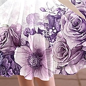 halpa 3D-perhosmekko-Tyttöjen 3D Perhonen Kukka Mekko Pitkähihainen Kesä Kevät Loma Päivittäin Pyhäpäivä Prinsessa Kaunis Makea Lapset 4-12 vuotta Rento mekko A linjainen mekko Polvipituinen Normaali