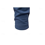 abordables T-shirts et débardeurs élites pour hommes-Homme Chemise en coton manche longue Couleur Pleine Frais Quotidien Occasionnel Boutons Henley École Entraînement Extérieur Toutes saisons Gris foncé Blanche Bleu T-shirt Henley