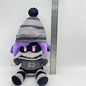 baratos Figuras de pelúcia de Anime e Jogos-Almofada de pelúcia com desenho de assassinato de 8,6/11,8 polegadas para decoração de quarto para fãs de videogame