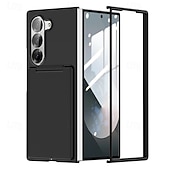 Χαμηλού Κόστους Samsung Θήκη-τηλέφωνο tok Για Samsung Galaxy Z Fold 7 Z Διπλώστε 6 Z Fold 5 Πίσω Κάλυμμα Σταντ ποδηλάτου Υποδοχή κάρτας Ανθεκτική σε πτώσεις Ρετρό PC