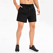 Недорогие Беговые шорты-Муж. Шорты для бега Тренировочные шорты С карманами Завышенная Нижняя часть Одежда для спорта и отдыха Для спортивного зала Тренировка Быстровысыхающий Легкость Тренажерный зал Баскетбол Спортивная