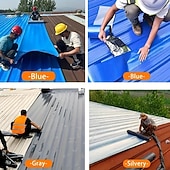 billige Byggematerialer-vanntett tape for gyllent tak - lekkasjesikker forsegling i industrikvalitet for jern og takflater - 1 stk. vanntett membran for bobiltak