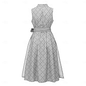 cheap Dirndl Dresses-Oktoberfest Dress Dirndl Trachtenkleider Midi Length Maid Bavarian German Wiesn Women's Carnival Beer Festival Traditional Style Cloth Without Blouse (80CM)