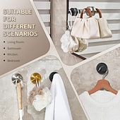 ieftine Cârlige-Pachet de 4 cârlige cu ventuză pentru duș, coroane, prosoape, halate, lufă, cârlige de baie detașabile, fără găurire, pentru montare pe pereții băii, bucătărie, sticlă, oglinzi, faianță, suprafețe