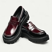 Недорогие Кожаные лоферы премиум-класса-Мужские пенни-лоферы из натуральной кожи, винтажные коричневые, деловые, повседневные туфли для повседневной носки и вечерних мероприятий