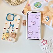 Недорогие Чехлы для iPhone-телефон Кейс для Назначение iPhone 16 Pro Max Plus 15 14 Pro Max Plus 13 Pro Max Кейс на заднюю панель Защита от удара Цвет неба Силикон