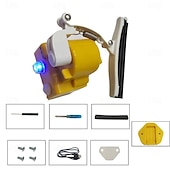 cheap Household Appliances-Helmet Automatic Wiper Motorcycle Electric Vehicle Cycling Helmet Accessories Wiper Portable USB Charging 5V Rain Protection