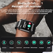 お買い得  スマートウォッチ-LOKMAT OCEAN 2 PRO スマートウォッチ 1.85 インチ スマート·ウォッチ ブルートゥース 歩数計 着信通知 アクティビティトラッカー と互換性があります Android iOS 女性 男性 長時間スタンバイ ハンドフリーコール 防水 IP68 51mmウォッチケース
