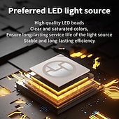 abordables 123496-Lumières yeux du diable pour voitures, lumières yeux du diable à LED pour pare-brise de camion, panneau de pixels à LED d&#039;animation de camion œil du diable à télécommande pour pare-brise de voiture