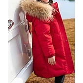 Copii Fete Jos Culoare solidă Modă Γούνινος Γιακάς Fermoar Buzunar Școală Palton Îmbrăcăminte exterioară 4-12 ani Iarnă Negru Roz Îmbujorat Roșu-aprins ieftine Jachetă de fetiță din puf și parka-Copii Fete Jos Culoare solidă Modă Γούνινος Γιακάς Fermoar Buzunar Școală Palton Îmbrăcăminte exterioară 4-12 ani Iarnă Negru Roz Îmbujorat Roșu-aprins