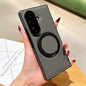 economico Cover Samsung-telefono Custodia Per Samsung Galaxy Piegatura a Z 7 Z Fold 6 Z Fold 5 Z Fold 4 Copertura Posteriore Cavalletto Resistente agli urti Retrò TPU Pelle PU