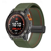 preiswerte Garmin-Uhrenarmbänder-Uhrenarmband für Garmin Fenix 8 47mm 51mm 7X 6 6X Pro Epix Pro Instinct 2X Approach S70 S62 S60 Forerunner 955 945 Epix Marq Descent Quatix 22mm 26mm Edelstahl Silikon Ersatz Gurt Schnellspanner