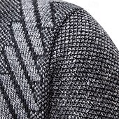 preiswerte Herren Strickjacke-Herren Pullover Kleid Pullover Strickjacke Reißverschluss-Pullover Strickpullover Gerippt Stricken Normale Oberteile Gestrickt Gerippt Einfach Rollkragen Mode Schals Formell Geschäft Bekleidung