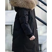 Copii Fete Jos Culoare solidă Modă Γούνινος Γιακάς Fermoar Buzunar Școală Palton Îmbrăcăminte exterioară 4-12 ani Iarnă Negru Roz Îmbujorat Roșu-aprins ieftine Jachetă de fetiță din puf și parka-Copii Fete Jos Culoare solidă Modă Γούνινος Γιακάς Fermoar Buzunar Școală Palton Îmbrăcăminte exterioară 4-12 ani Iarnă Negru Roz Îmbujorat Roșu-aprins