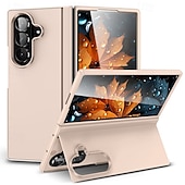 Недорогие Чехлы для Samsung-телефон Кейс для Назначение SSamsung Galaxy Z-образный сгиб 7 Z-сгиб 6 Z Fold 5 Z Fold 4 Кейс на заднюю панель Откидная подножка Защита от удара Ретро ПК