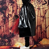 levne Dívčí halloweenské kostýmy-Děti Dívčí předvečer Všech svatých Pláštěnka Pevná barva Módní Venkovní Kabát Svrchní oděvy 4-12 let Podzim Černá Světlá růžová Rubínově červená