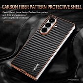 Недорогие Чехлы для Samsung-телефон Кейс для Назначение SSamsung Galaxy Z-образный сгиб 7 Z-сгиб 6 Z Fold 5 Z Fold 4 Кейс на заднюю панель Защита от удара Ретро ТПУ Кожа PU