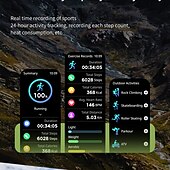 abordables Relojes inteligentes-LOKMAT OCEAN 3 PRO Reloj inteligente 2.1 pulgada Smartwatch Reloj elegante Bluetooth Podómetro Recordatorio de Llamadas Seguimiento de Actividad Compatible con Android iOS Mujer Hombre Larga espera