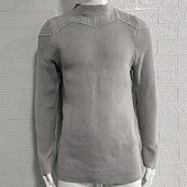 preiswerte Herrenpullover-Herren Pullover Strickpullover Gerippt Stricken Normale Oberteile Gestrickt Einfach Rundhalsausschnitt Mode Basic Urlaub Alltagskleidung Bekleidung Herbst Winter Schwarz Grau S M L