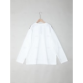 preiswerte Lässiges Henley-T-Shirt-Herren Waffel-Henley-Hemd T-Shirt Langarm Henley Herbst Frühling &amp; Herbst Farbblock Mode Designer Basic Patchwork Urlaub Straße Lässig Schwarz Weiß Burgunderrot Top T-Shirt für Herren