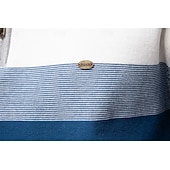 abordables Pulls et cardigans élites pour hommes-Homme Pull Tricoter Hauts Réguliers Demi-zip Bandes Rayé Col montant ancien Frais École Vacances Vêtement Tenue Printemps Automne Noir Violet S M L