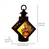 halpa Halloween sisätiloissa-1 kpl 13,5 cm halloween led-kynttilä tuulivalo koriste halloween juhlatarvikkeet tunnelmakoriste valoriipus