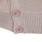 preiswerte Herren Strickjacke-Herren Pullover Kleid Pullover Strickjacke Strickpullover Gerippt Stricken Kurz Gestrickt Gerippt Einfach V Ausschnitt Mode Schals Lässig Alltagskleidung Bekleidung Frühling Herbst Schwarz Marineblau