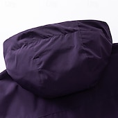 economico giacca sportiva-Per uomo Giacca Sportiva Giacca da Escursionismo Giacca antivento Sport all'Aperto Casuale Impermeabile Giacca a Vento Cerniera Tasca Primavera &amp; Autunno Tinta unica Attivo Con Cappuccio Regolare