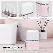 levne Úložiště a organizování-Přenosná cestovní sada mini dávkovačů šamponu, znovu naplnitelné kosmetické nádoby, nepropustné lahvičky na pleťové mléko, toaletní sada, rozprašovače, přenosné cestovní příslušenství pro líčení,