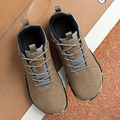 abordables Baskets-Baskets décontractées marron pour homme avec semelle antidérapante – Chaussures de sport d&#039;extérieur confortables pour la marche, la randonnée et le quotidien