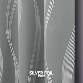 billige Blackout -gardin-Sølvfolie bølgeformede mørkleggingsgardiner til stue 1 panel, høydensitets termisk isolerte gardiner, solblokkerende, varmereduserende vinduspaneler, moderne hjemmeinnredning