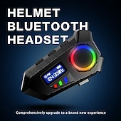 זול אביזרים לאופנועים ולטרקטרונים-מפעל OEM K09 משדר FM אוזניות Bluetooth אוזניות קסדה האוזן תלוי בסגנון בלותוט&#039; רדיו עמיד סטריאו רדיו FM אופנוע