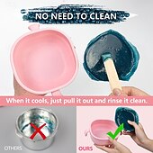 cheap Skin Care Tools-Silicone Portable Wax Hair Removal Machine Wax Heater Depilatory High Temperature Resistant