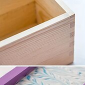 cheap DIY Art-Silicone Soap Molds for Soap Making Kit Soap Making Supplies with Soap Cutters, Wooden Box, Wavy and Straight Scraper