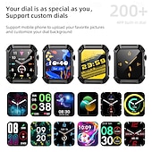 お買い得  スマートウォッチ-LOKMAT OCEAN 2 PRO スマートウォッチ 1.85 インチ スマート·ウォッチ ブルートゥース 歩数計 着信通知 アクティビティトラッカー と互換性があります Android iOS 女性 男性 長時間スタンバイ ハンドフリーコール 防水 IP68 51mmウォッチケース