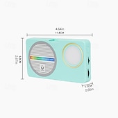 abordables Accessoires pour caméra de téléphone portable-Lampe vidéo LED 1200 Ah rechargeable et portable, éclairage pour appareil photo, 3 effets lumineux, pour vlogging, selfie