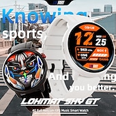 זול שעונים חכמים-LOKMAT SKY GT שעון חכם 1.43 אִינְטשׁ טלפון סלולרי שעון חכם 4G LTE 3G 3G Blootooth מד צעדים מזכיר שיחות מד פעילות מותאם ל אנדרואיד iOS נשים גברים GPS המתנה ארוכה שיחות ללא מגע יד IPX-4 מארז שעון 47 מ&quot;מ